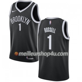 Maillot Basket Homme Brooklyn Nets DAngelo Russell 1 Nike 2017-18 Noir Swingman
